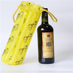 Colorful hand red wine bag